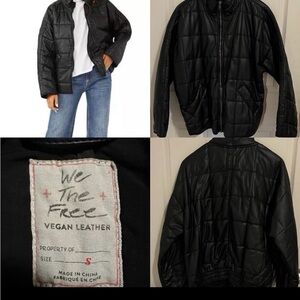 We The Free Black Puffer Jacket